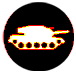 rugged tank icon